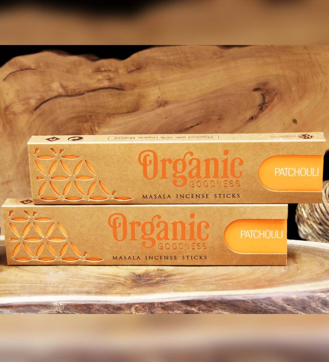 Rökelsepinnar "Patchouli" Song of India-Organic