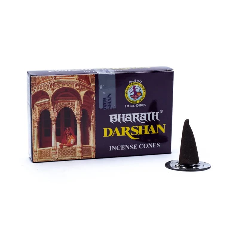 Darshan Räucherkegel – 12 Stück pro Packung