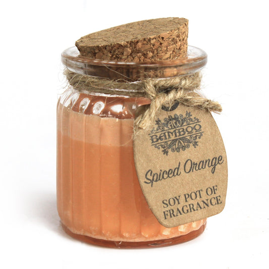 Sojawachskerze im Glas – Spicy Orange