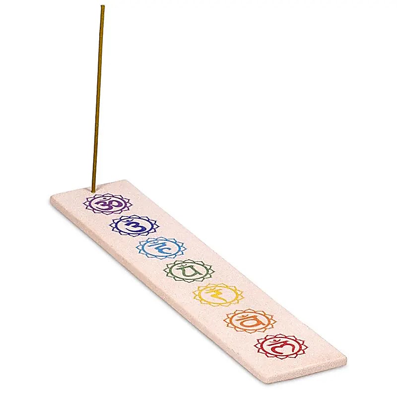 Räucherstäbchenhalter „7 Chakren“ rechteckig