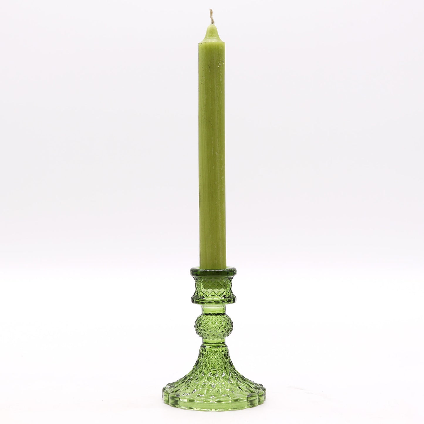 Vintage Ljushållare – Glas Jade