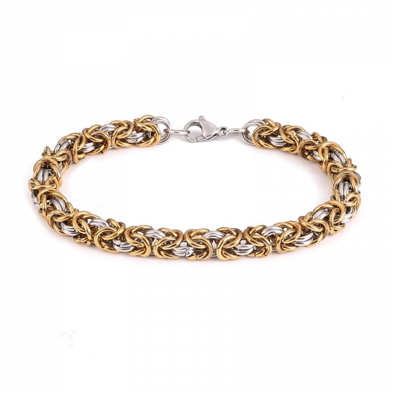Kedjearmband ”Sigtuna” – King Chain Dualtone