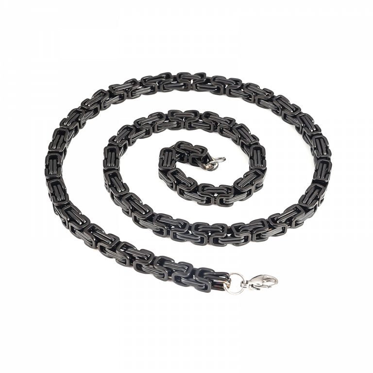 Kedjehalsband "Torslunda" - King Chain - Svart