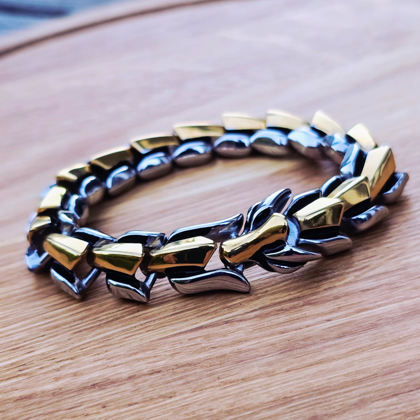 Armband "Dragon massiv" Dualtone