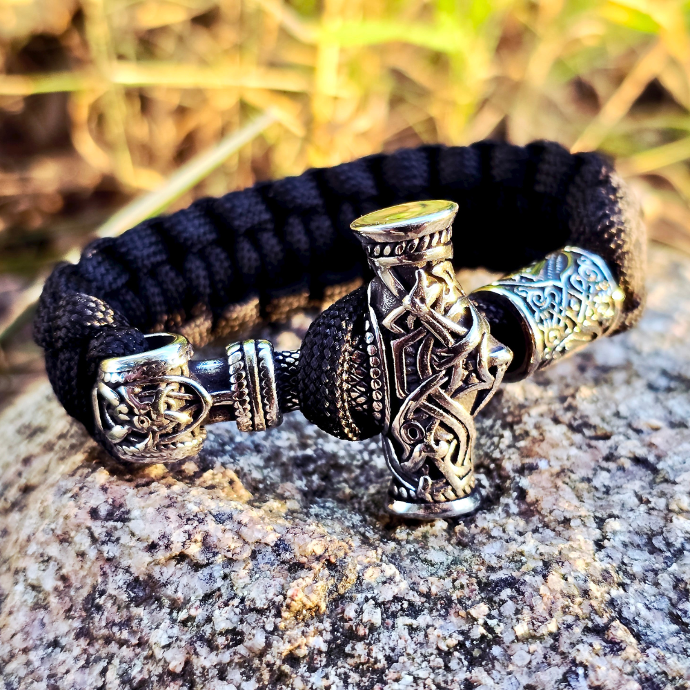 Armband "Thor-Mjölnir" Paracord – verschiedene Farben