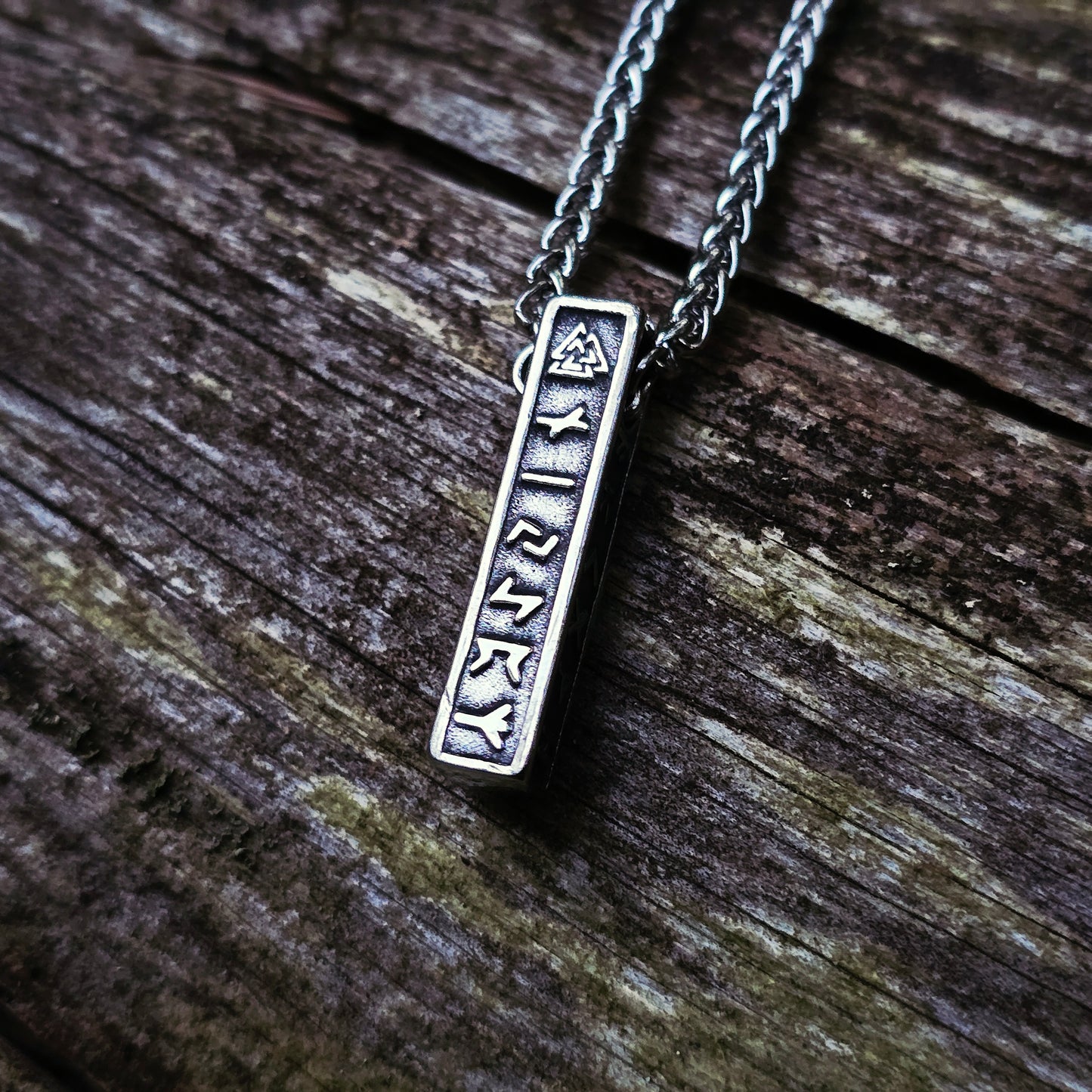 Necklace "Nordic Runes Bar"