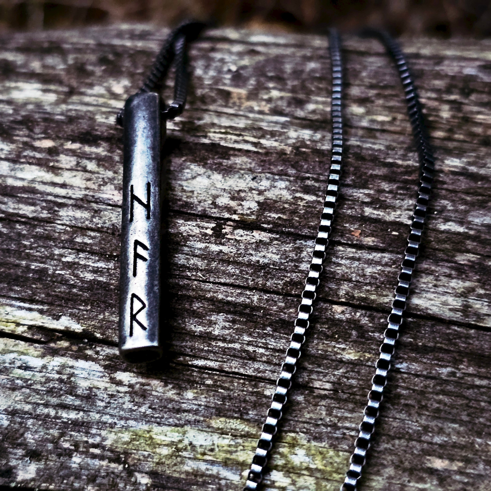 Halskette „Norse Bar Amulet Antique“