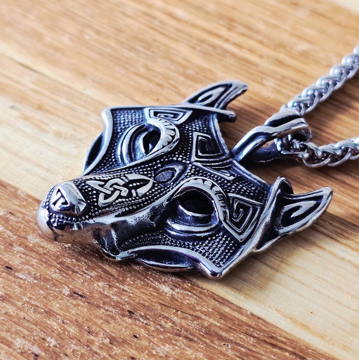Varg-Halsband "Freki Legacy" Silver