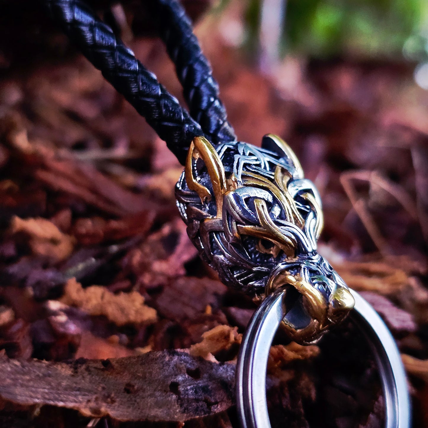 Nyckelring "Freki Asgard Knot" Dualtone