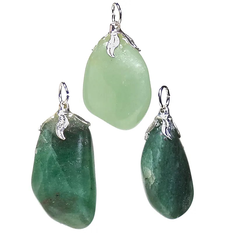 Edelsteinpendant - grüner Aventurin