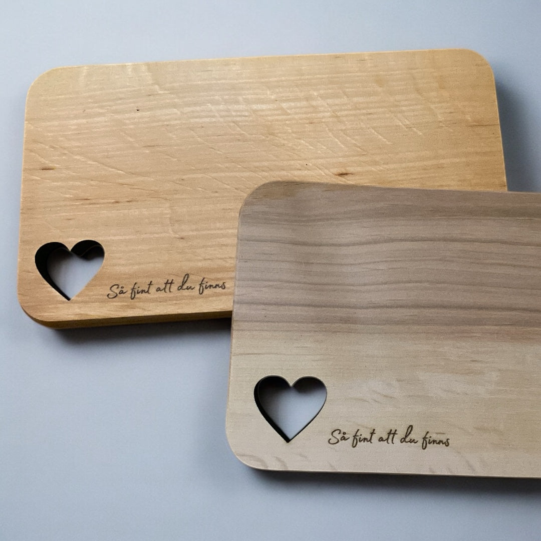 Schneidebrett Erle FSC® - 22,5 x 12,5 x 1,2 cm