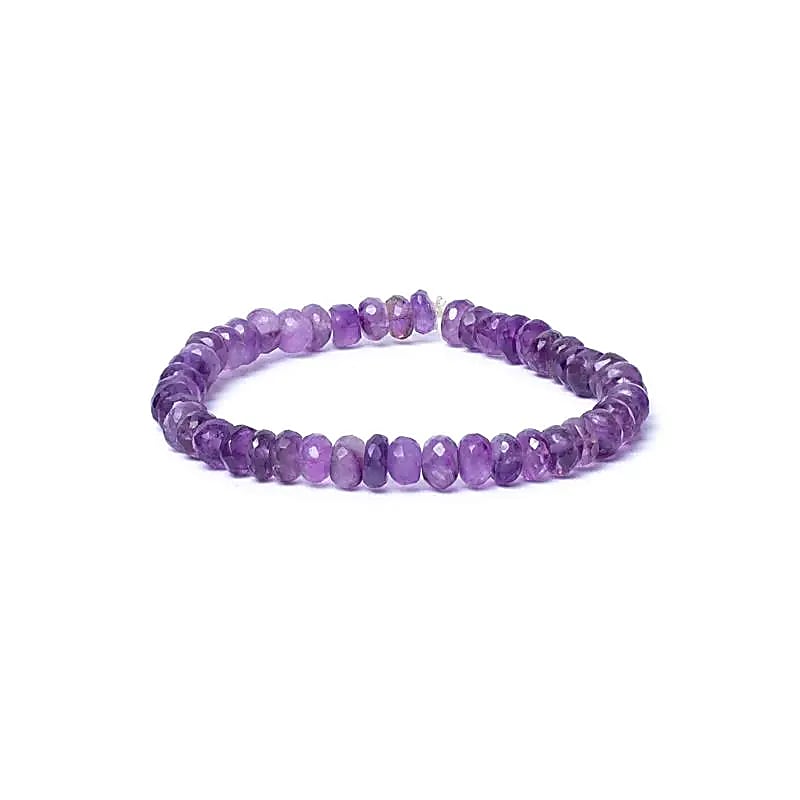 Armband "Amethyst Facettiert AA Qualität" 6mm