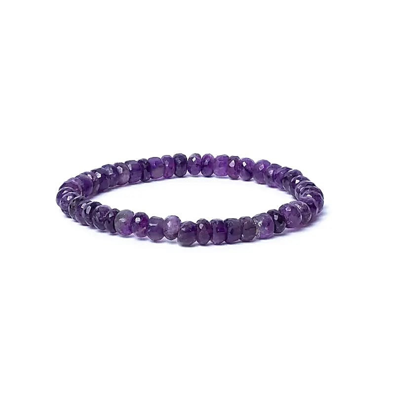 Armband "Amethyst Facettiert AA Qualität" 8mm