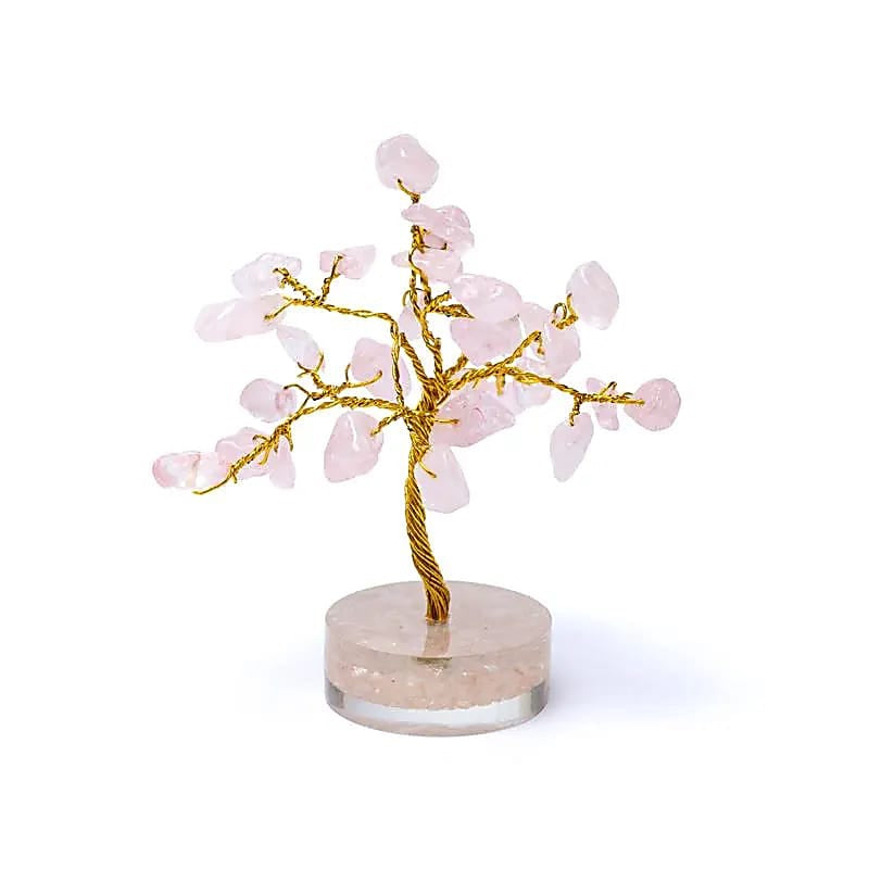 Edelsteinbaum – 80 mm „Rosenquarz“