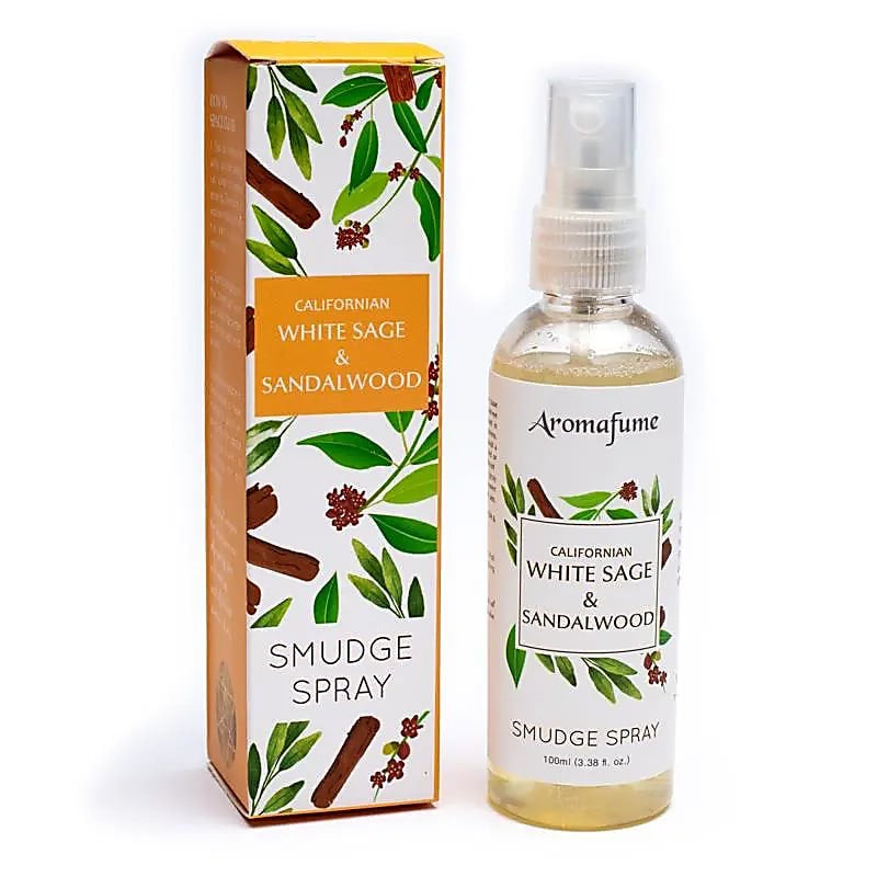 Aromafume Smudge Spray – Weißer Salbei & Palo Santo