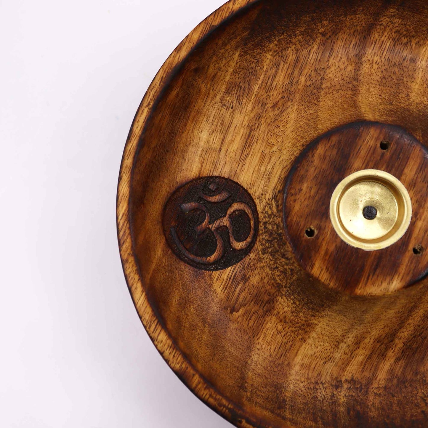 Räucherstäbchen & -kegel – „Om“ aus massivem Mangoholz