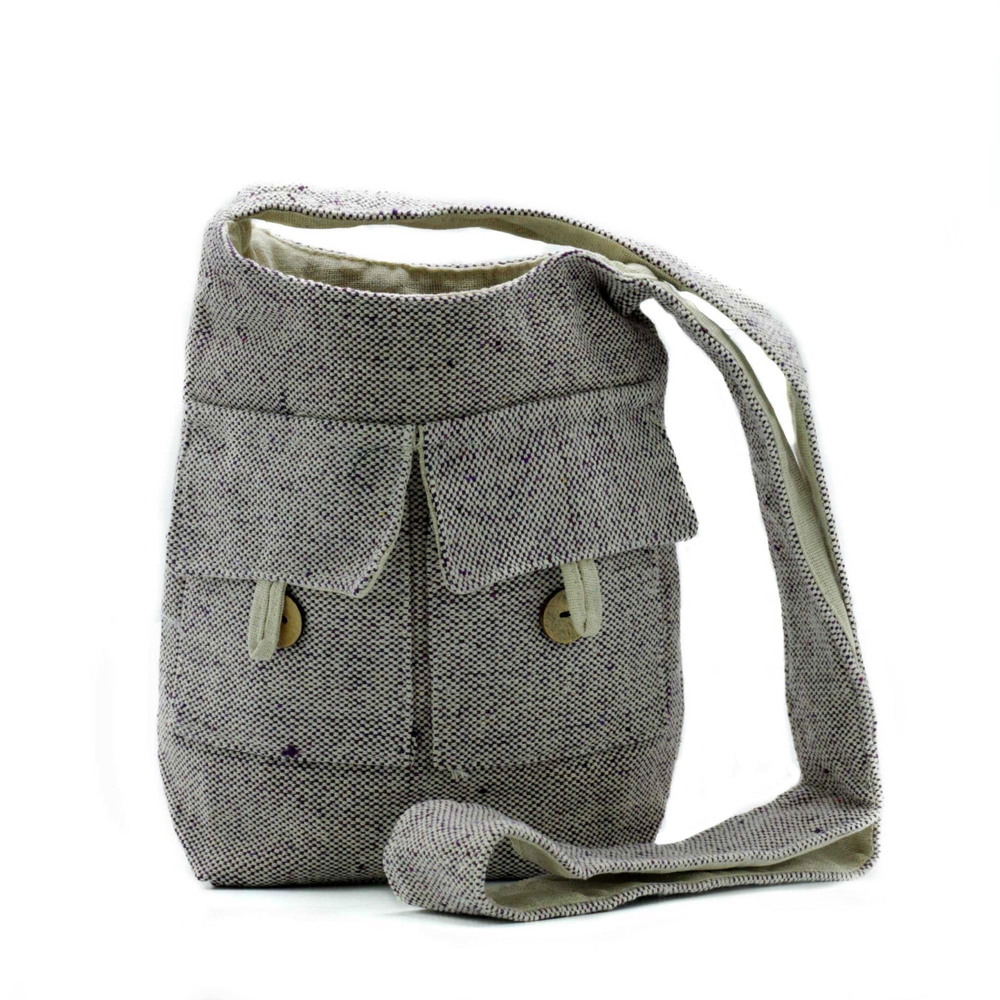 Cotton Pocket Bag - Lavender, 26cm