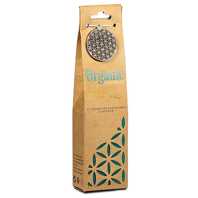 Organic Goodness Räucherkegel – Weißer Salbei