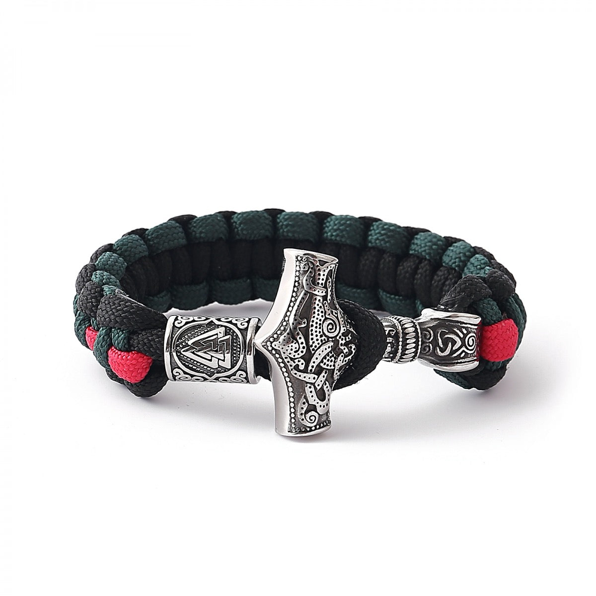 Armband "Mjölner Asgard-Knot" "Wildwood Edition"
