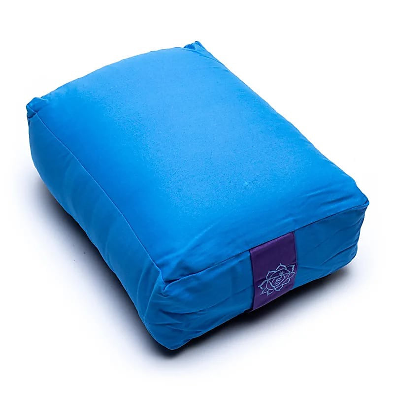 Meditations- und Yogakissen – Blau, 5. Chakra
