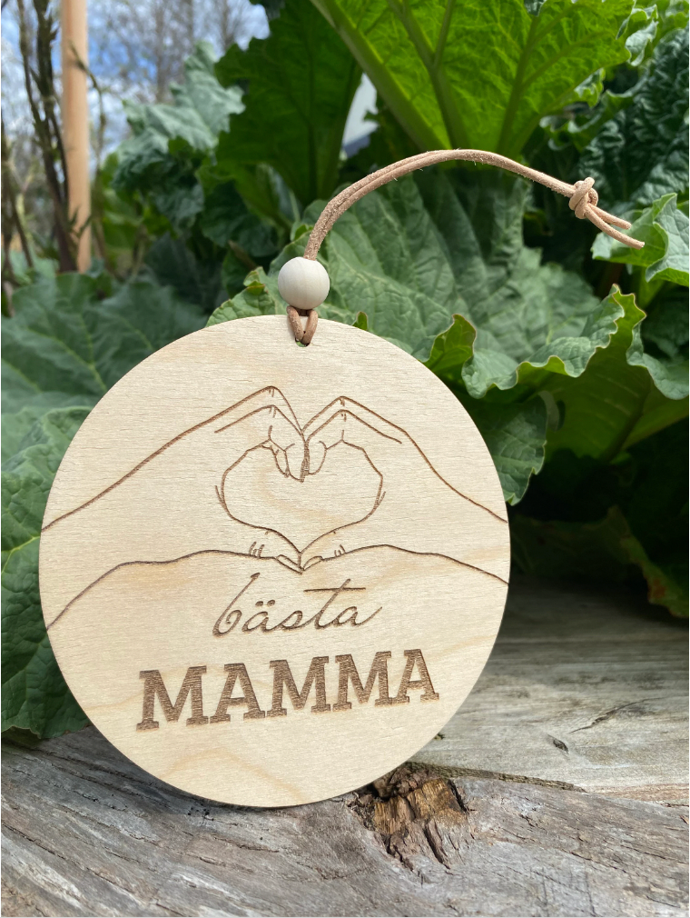 đ Wanddekoration âBĂ€sta Mammaâ â Ein Geschenk mit Herz! đ
