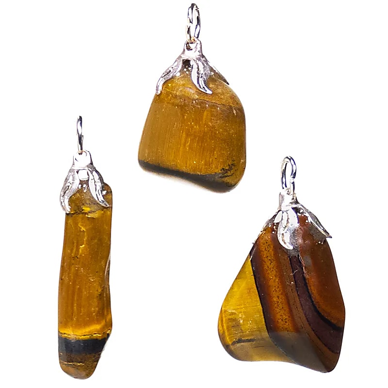 Edelsteinpendant Tigerauge