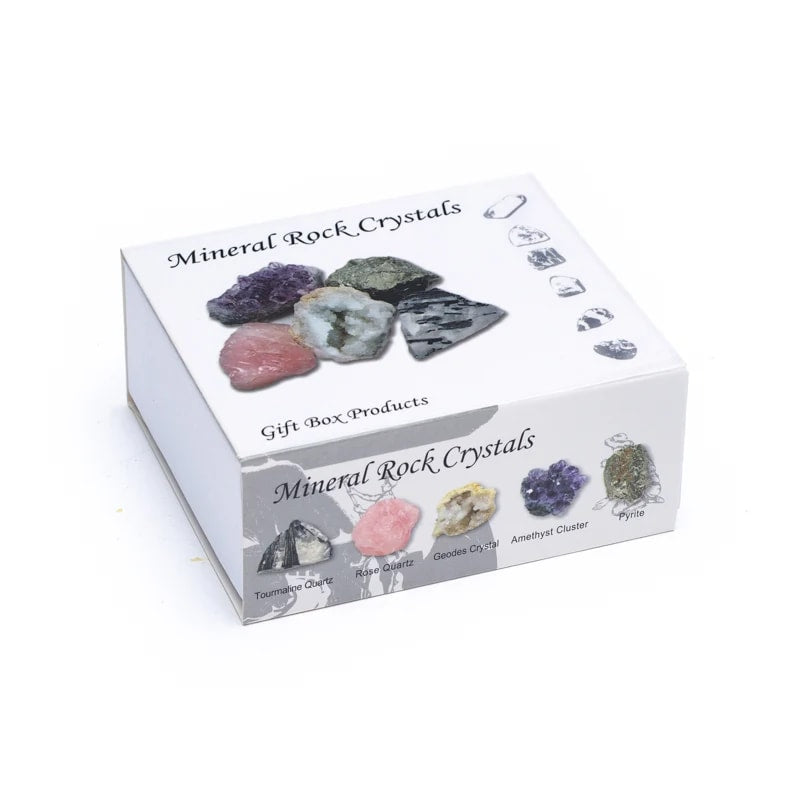Geschenkset mit 5 rohen Edelsteinen
