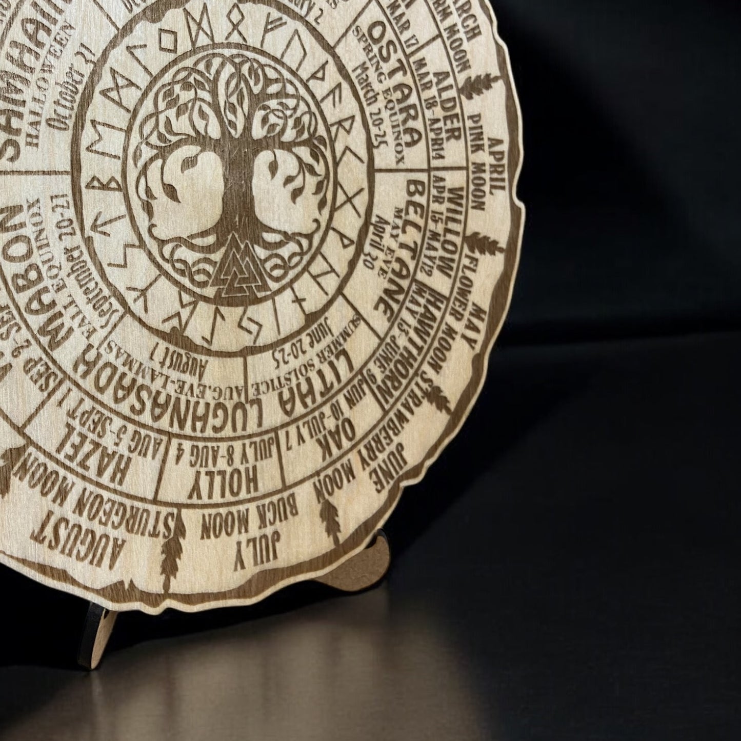 Wanddekoration „Lebensbaum und Jahreskreis“