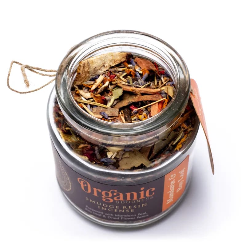 Natürlicher Räucherharz für Aromatherapie "Mandarine & Lorbeerblatt"