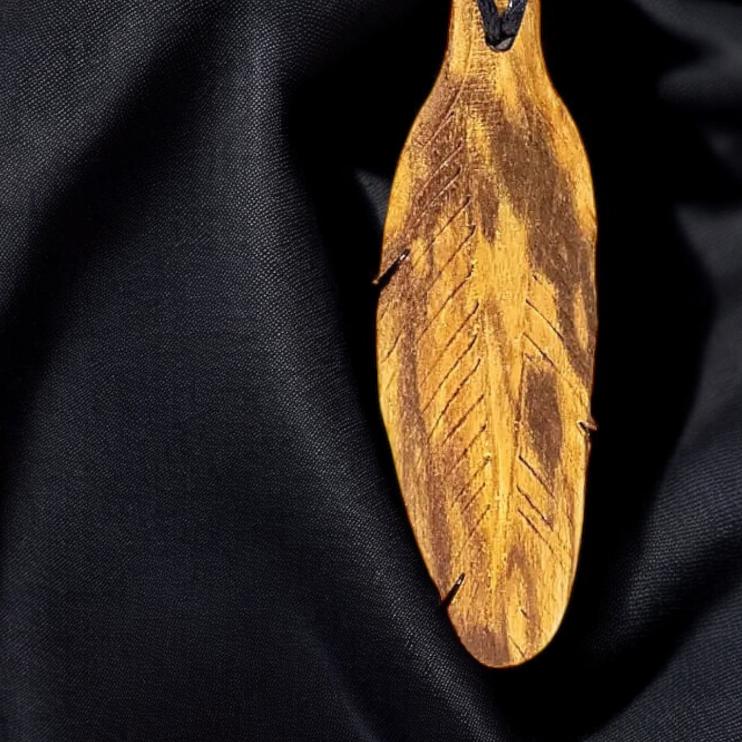 Palo Santo Halskette Feder - klein