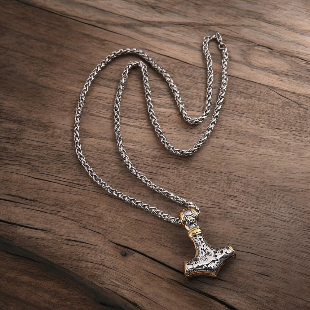 Halskette „Mjölnir Asgard-Knoten“