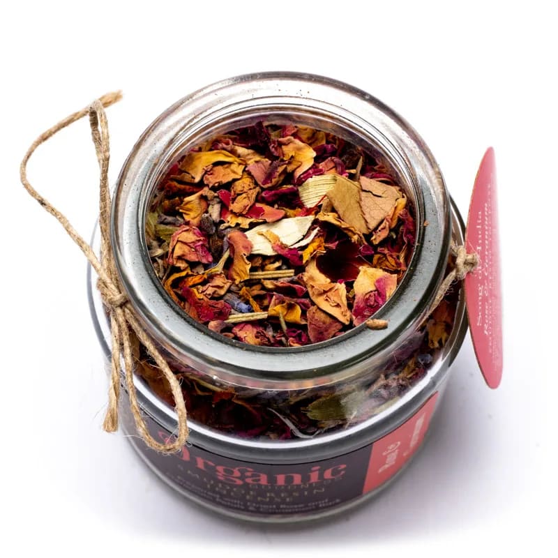Natürlicher Räucherharz für Aromatherapie "Rose & Geranium"