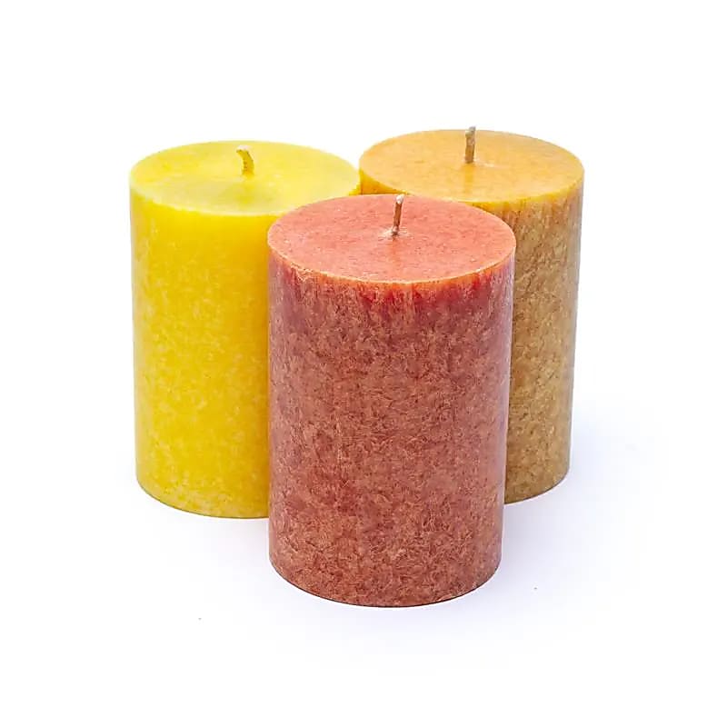 Kerzenset "SUNSET" im 3er-Pack ”Yogi & Yogini"