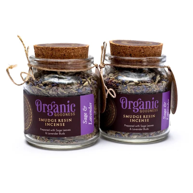 Natürliches Räucherharz für Aromatherapie "Salbei & Lavendel"