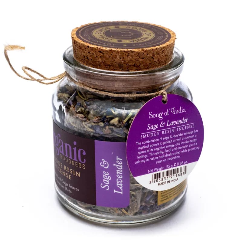 Natürliches Räucherharz für Aromatherapie "Salbei & Lavendel"