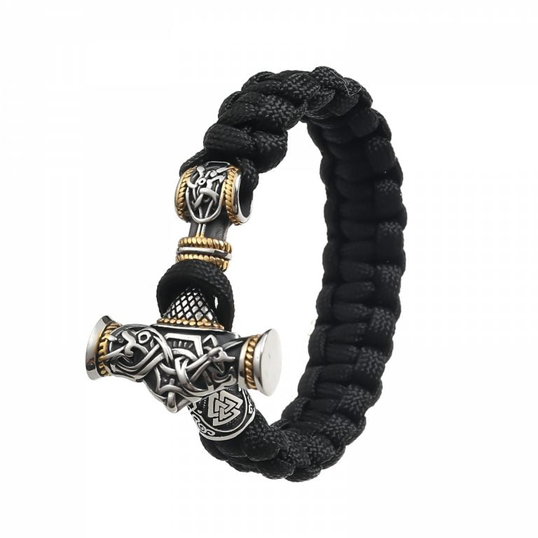 Armband "Thor-Mjölnir" Paracord – verschiedene Farben