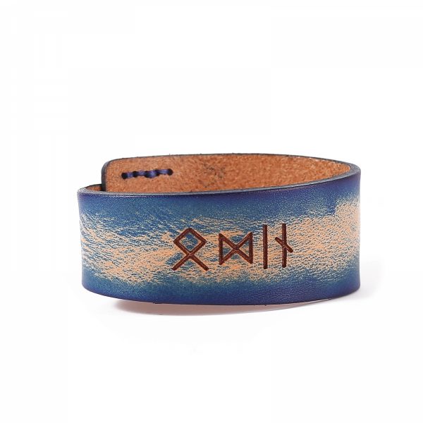 „Odin“ Armband aus Premium-Leder, erhältlich in mehreren Farben