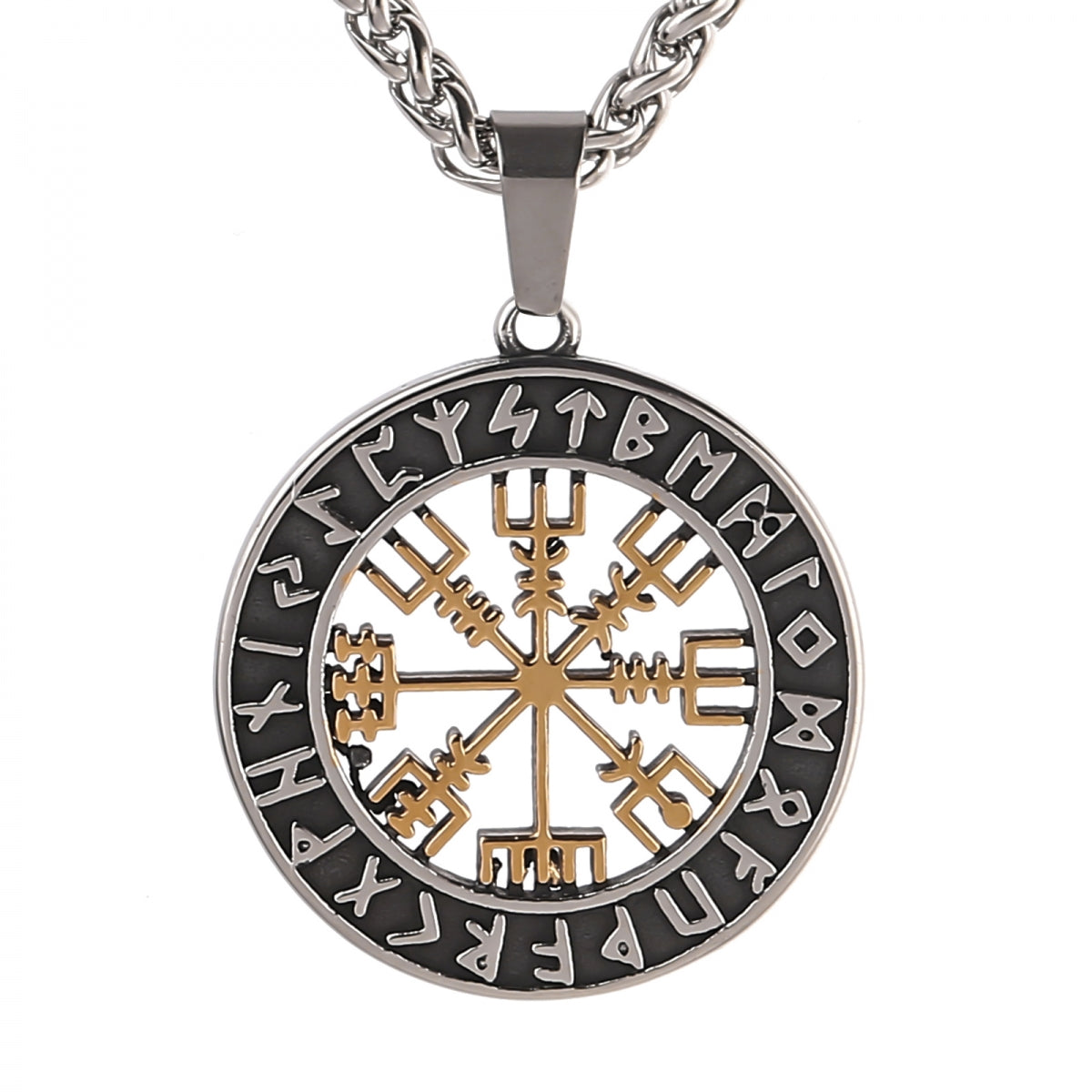 Halskette "Runenkompass Vegvisir" (2025)