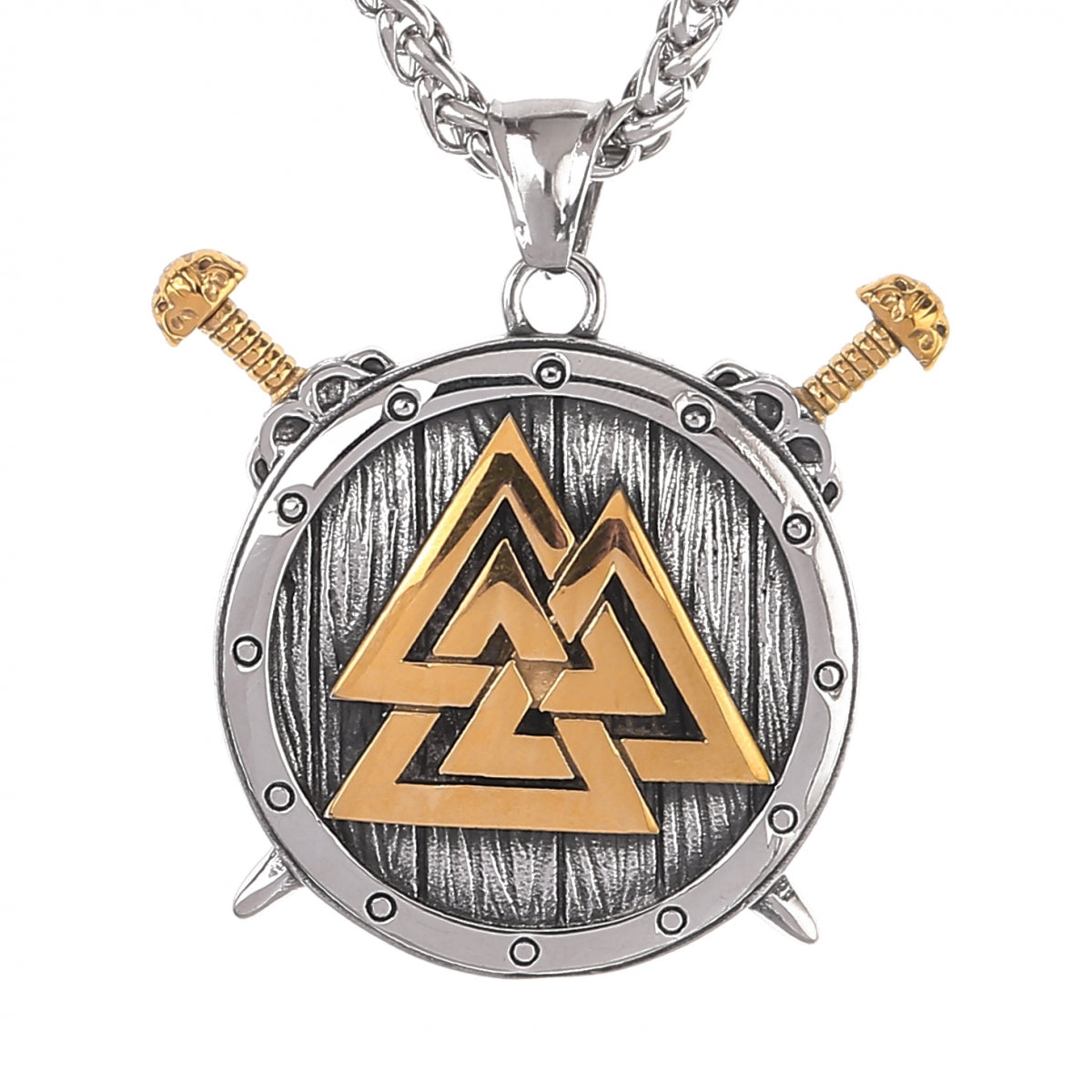 Halskette "Valknut Schild" (2025)