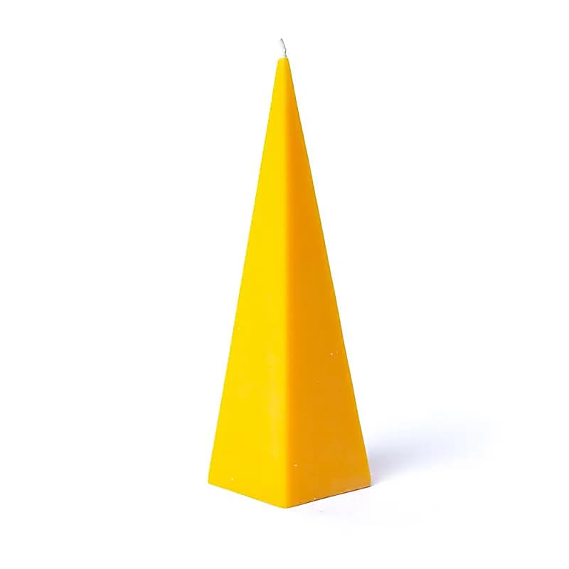 Unparfümierte Pyramidenkerze - Nachhaltiger & Fairer Handel