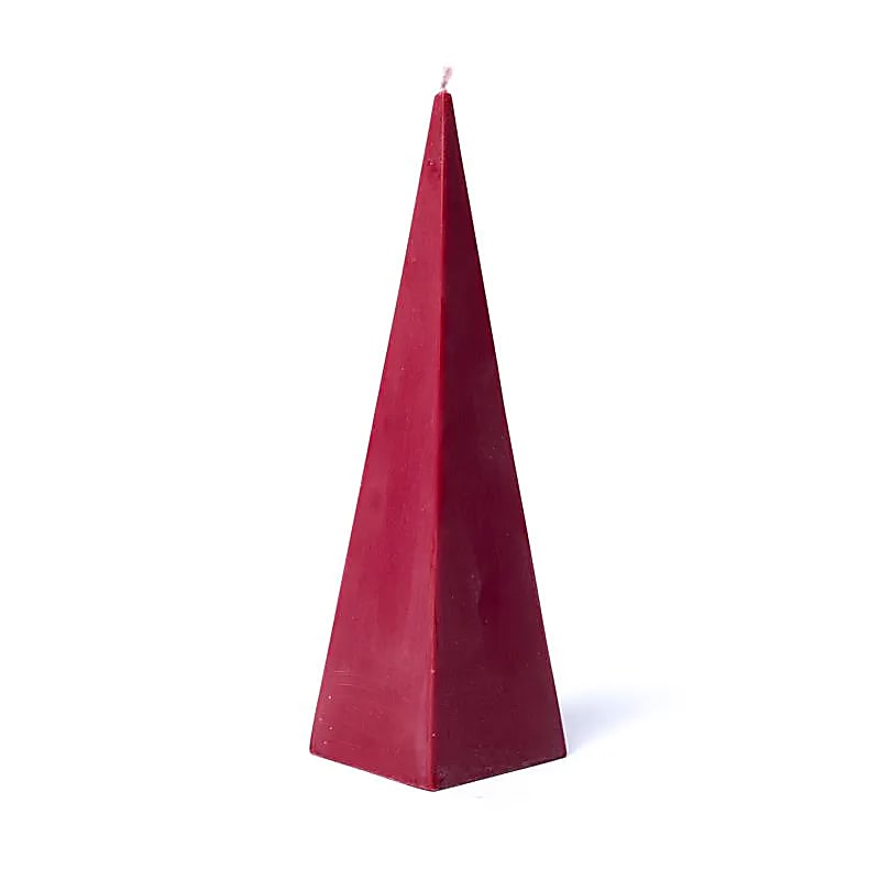 Unparfümierte Pyramidenkerze - Nachhaltiger & Fairer Handel