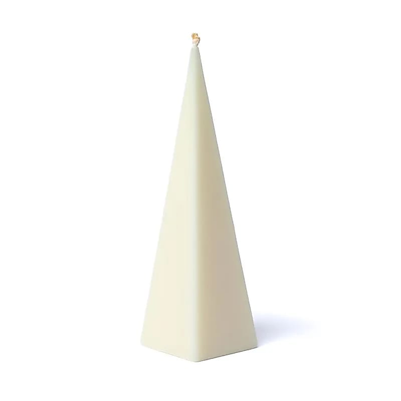 Unparfümierte Pyramidenkerze - Nachhaltiger & Fairer Handel