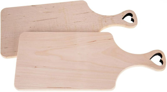 Schneidebrett mit Griff aus europäischem FSC®-Al - 320 x 140 x 12 mm
