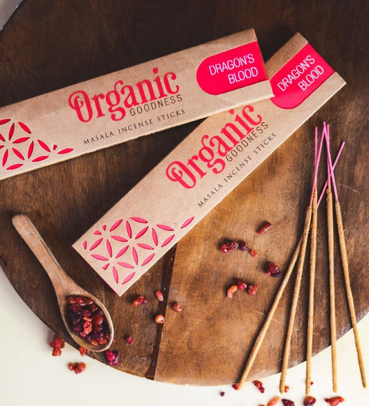 Rökelsepinnar "Dragons Blood" Song of India-Organic