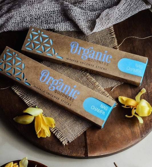 Rökelsepinnar "Nag Champa" Song of India-Organic