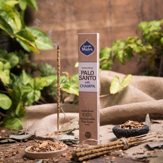 Sagrada Madre Rökelsepinnar "Palo Santo och Champa"