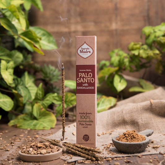 Sagrada Madre Rökelsepinnar "Palo Santo och Sandelträ"