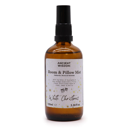 Rums- och Kuddspray Vit Jul - 100ml