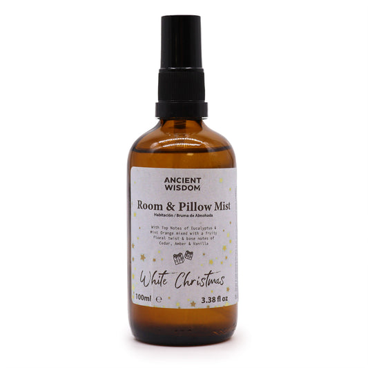 Rums- och Kuddspray Vit Jul - 100ml