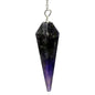 Amethyst-Anhänger mit facettierter Spitze